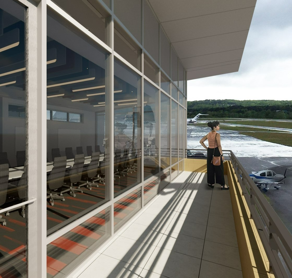 Fulton County Airport Administrative Building Goode Van Slyke Architecture