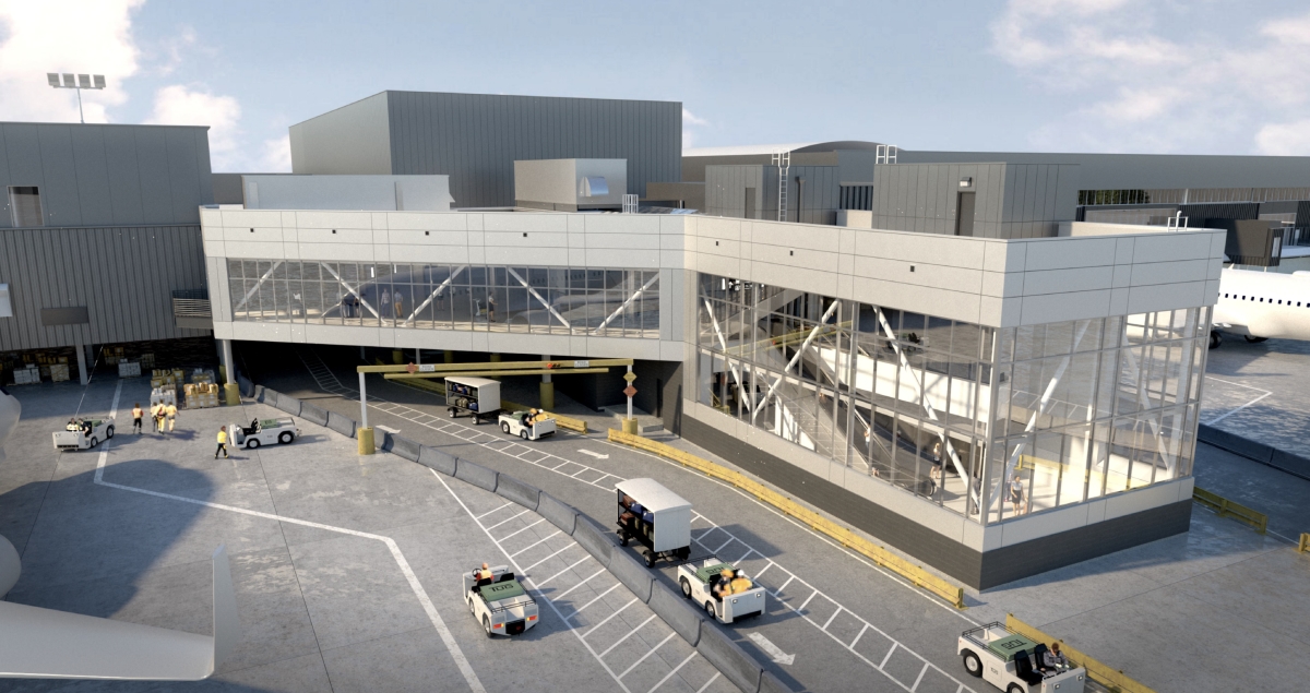 Hartsfield-Jackson Atlanta International Airport Concourse T Midpoint Expansion Goode Van Slyke Architecture