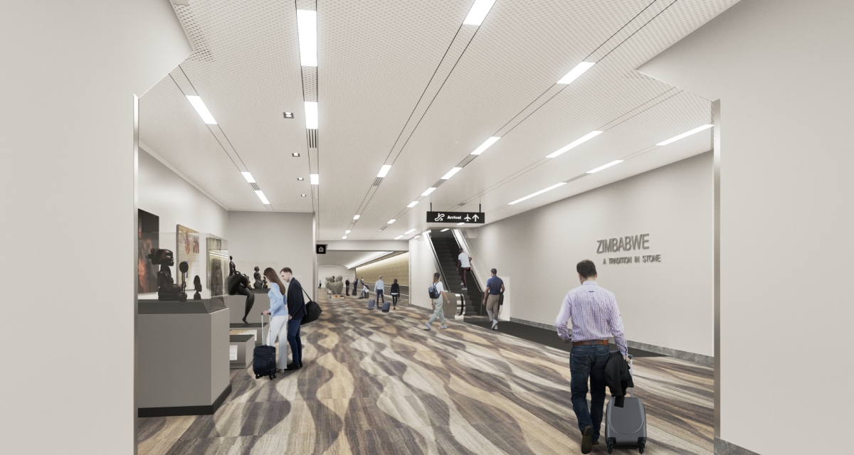 Hartsfield-Jackson Atlanta International Airport Concourse T Midpoint Expansion Goode Van Slyke Architecture