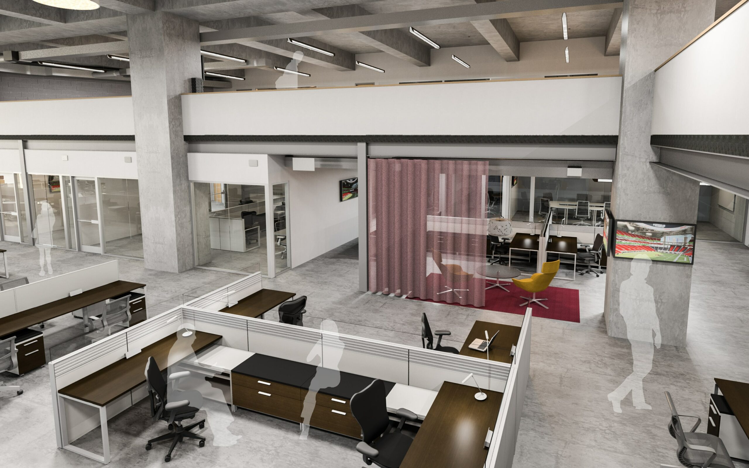 Atlanta Falcons Corporate Offices Goode Van Slyke Architecture