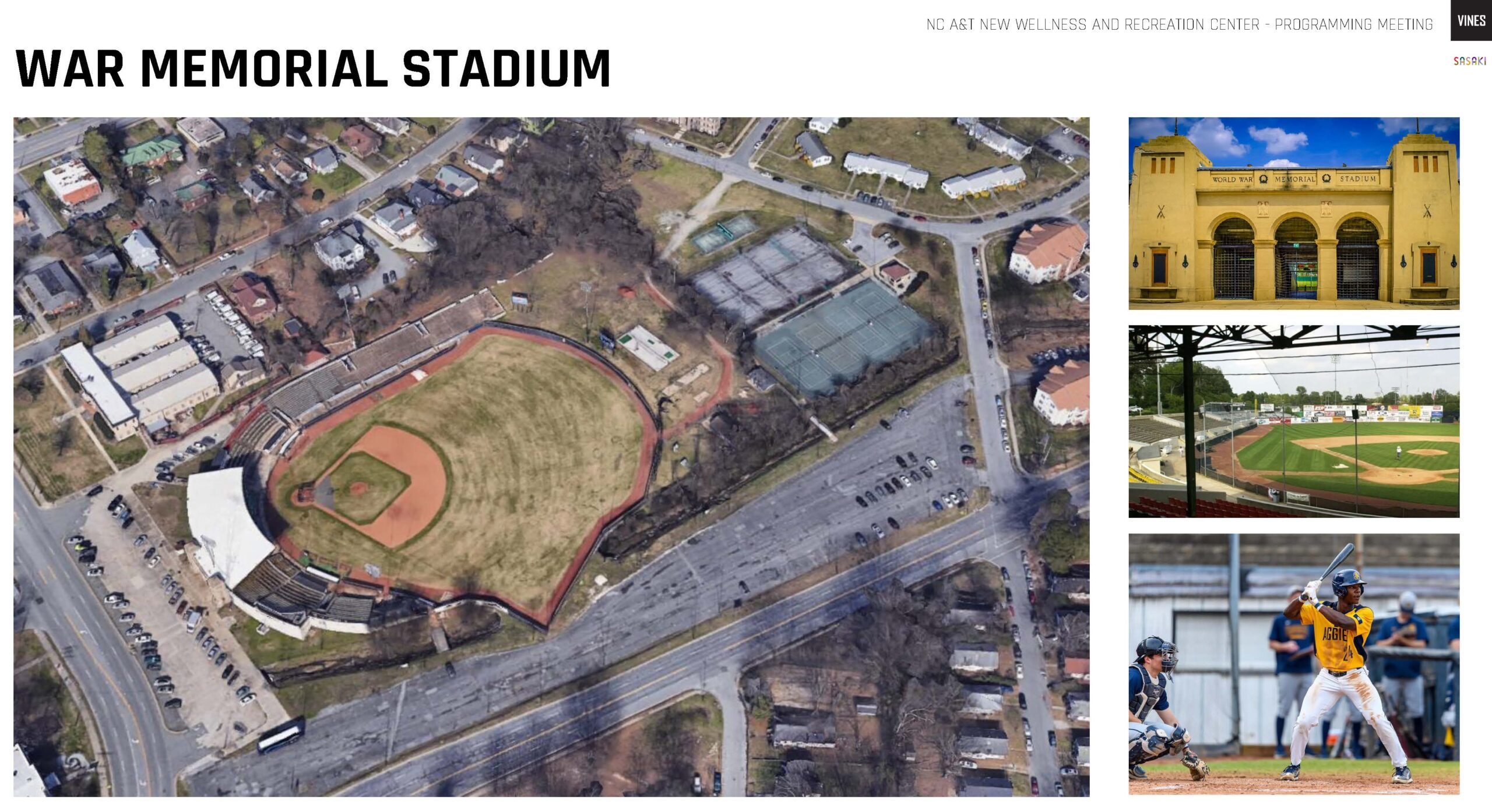 North Carolina A&T War Memorial Stadium Goode Van Slyke Architecture